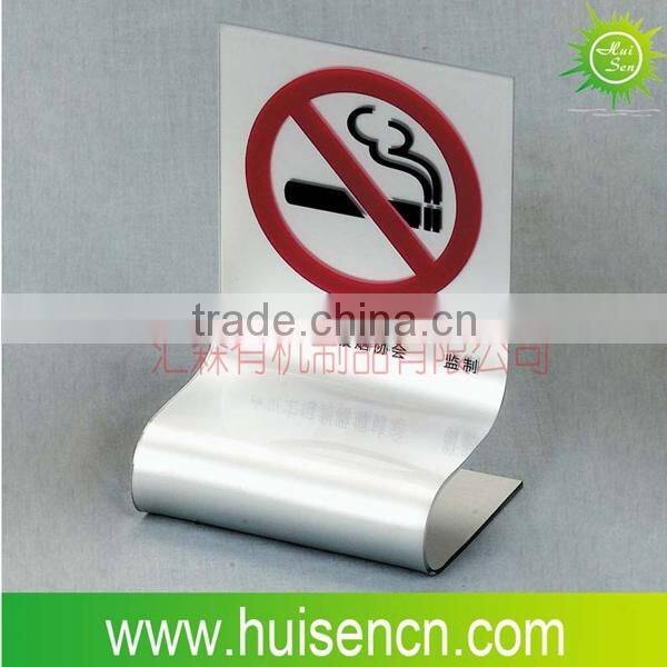 design customized signboard no smoking for restaruant