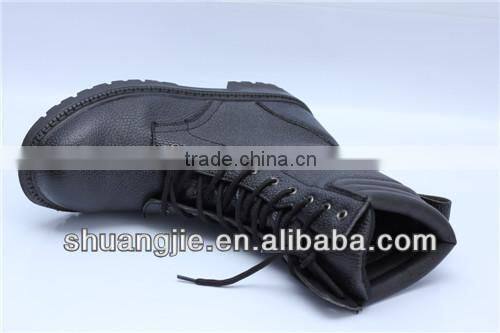 good selling in Russia Rubber sole buffalo leather safety boots safety shoe 9066