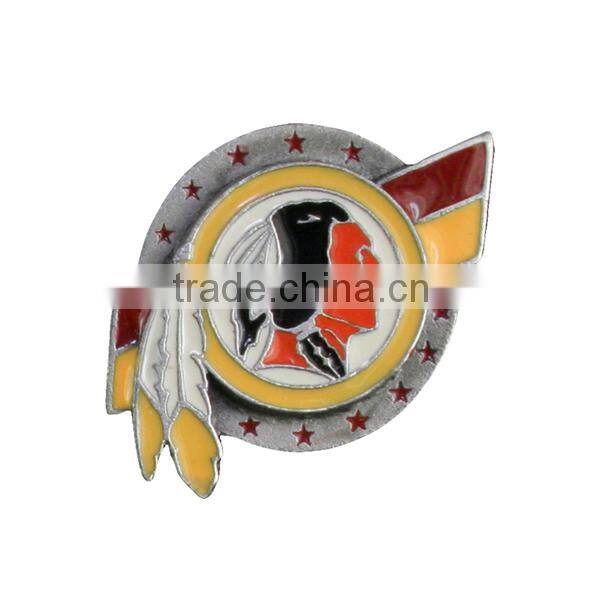 University Of Alabama "Crimson Tide" Logo With Red Enamel Color Filled Accenting Matel Fridge Magnet