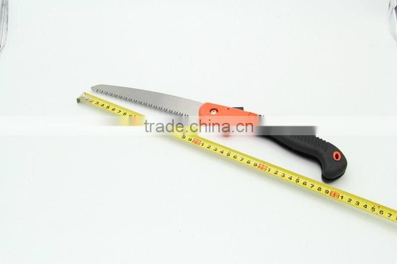 180MM 65mn steel Hand garden folding saw with black handle