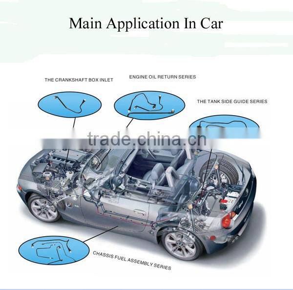 Formed oil hose for autos