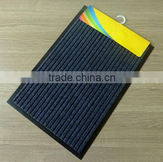 Polyester stripes carpet