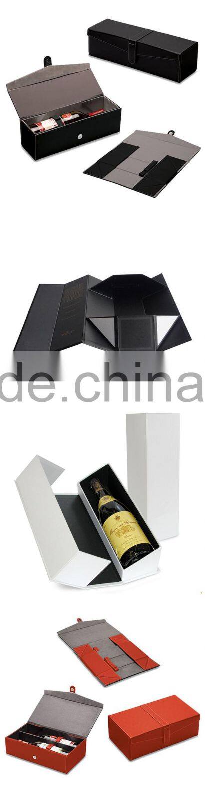 Wholesale Folding cardboard bottle packaging box
