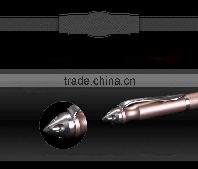 high quality tactical pen self defense for busimess men , novelty tungsten steel tip pen