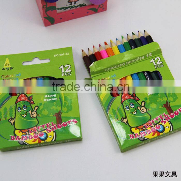 HB color pencil , short neon color pencil