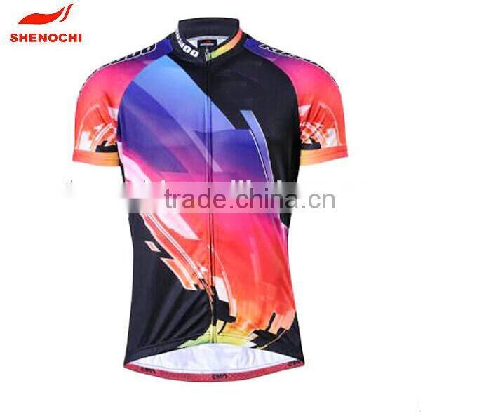 Cool dry cycling jersey short sleeve fashion design cycling wear cycling clothing