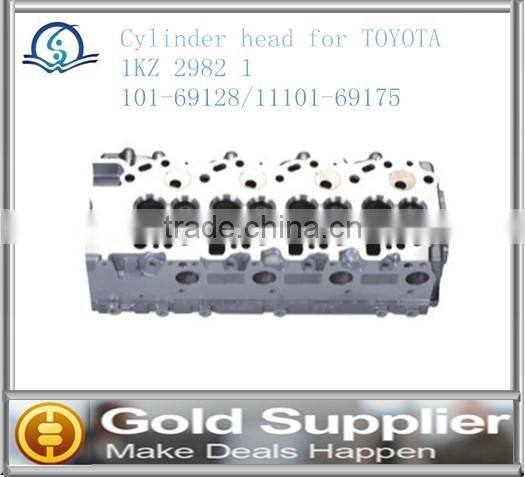 Brand New Cylinder head for TOYOTA 1KZ 2982 11101-69128/11101-69175 with high quality and competitive pice.