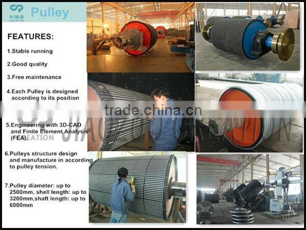 China high-end brand conveyor belt pulley professional manufacturer
