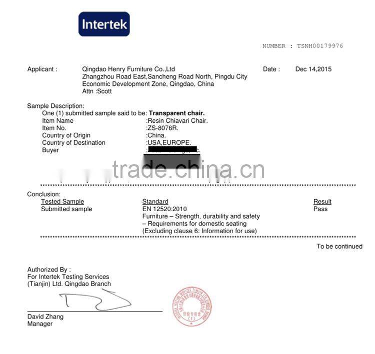 Transparent Crystal Resin Royal Chair Crystal Resin Phoenix Chair