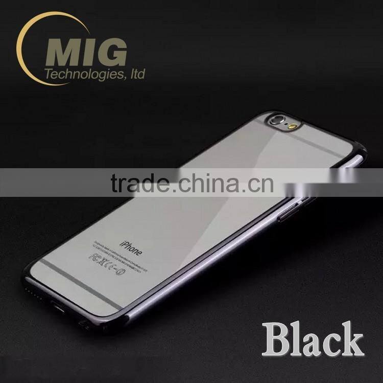 Hot sale Soft TPU Incoming Call LED Blink Transparent Back Case Cover for iphone 6/6s/6 plus