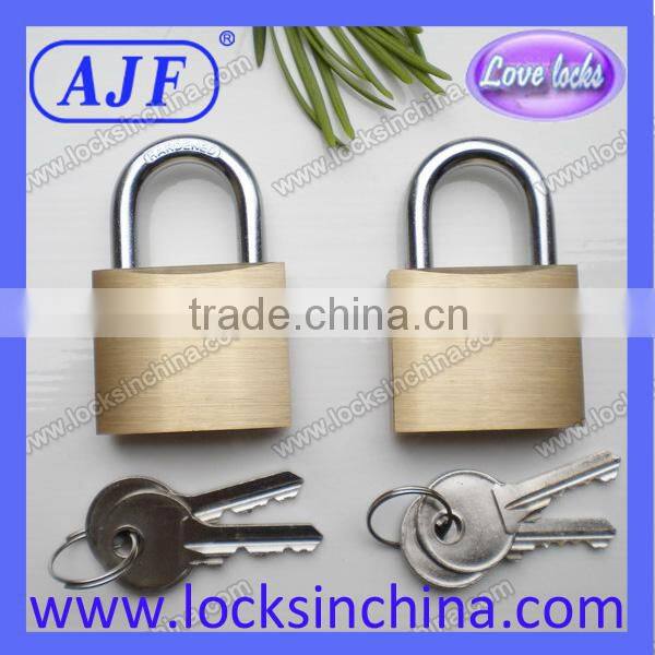 AJF 40MM high quality and security brass padlock normal shackle or long shackle