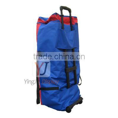moving backpack advertising banner display racks