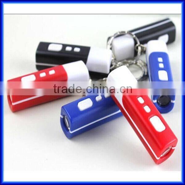 Novelty design easy carry portable mini digital lcd projector keychain clock