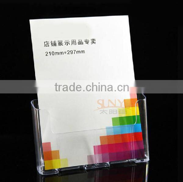 High quality clear acrylic brochure stand(sunyu)