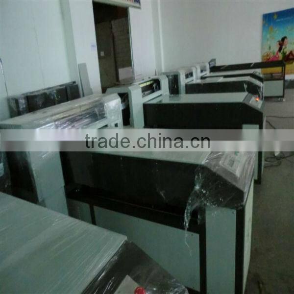 Newly !!!glass digital flatbed printer with eco solvent system