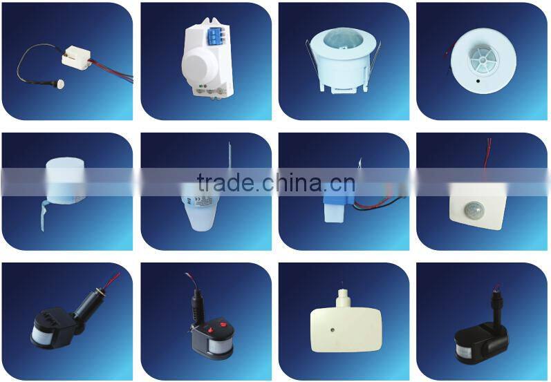 IP44 CE 180 degree infrared PIR motion sensor switch
