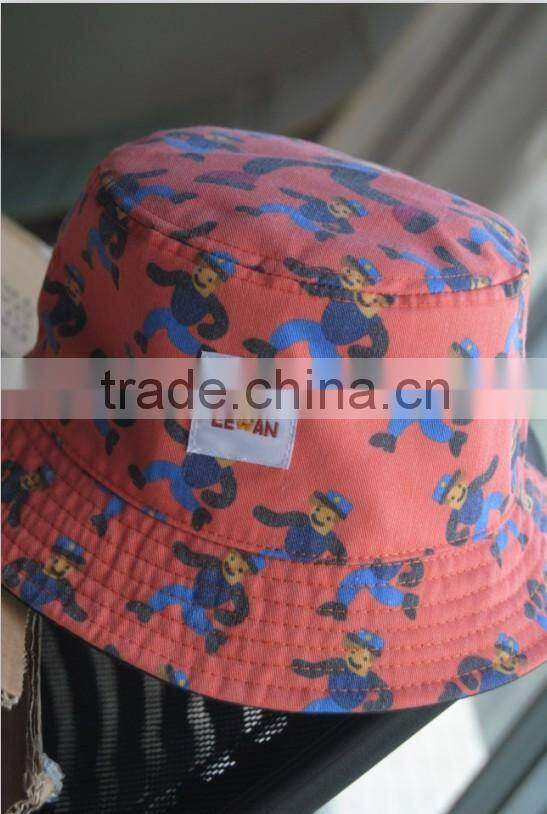 printing cotton custom made bucket hat