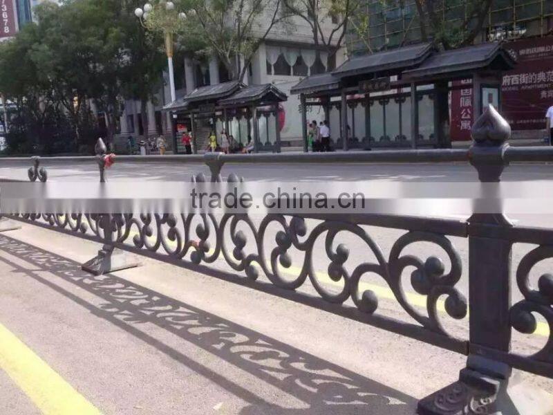 Top-selling ornamental wrought iron picket fencing for outdoor or home and garden factory in guangzhou