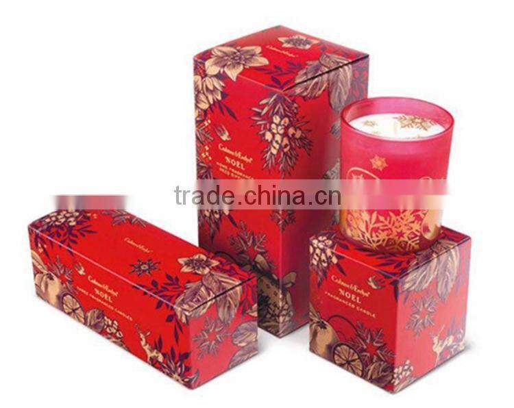 Factory price tea round carboard candle tin