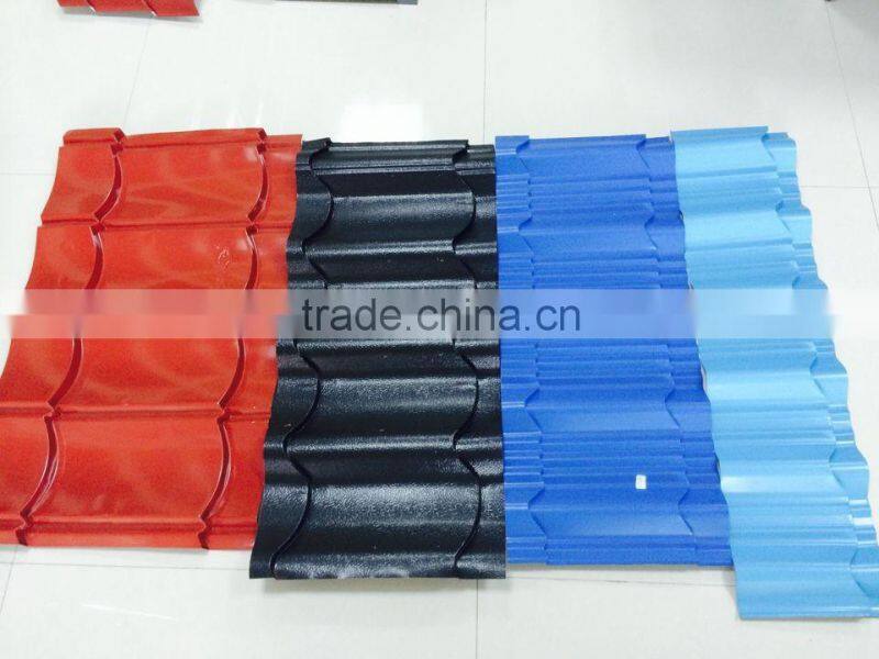QJ Color Steel roofing step tile