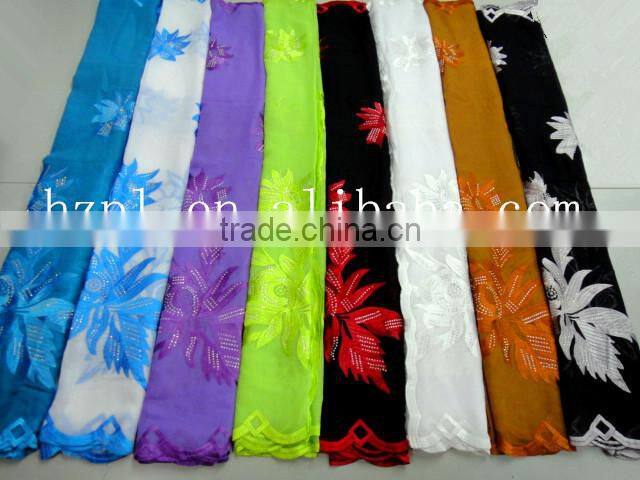 African muslim scarf for women/embroidered silk scarf/embroidered silk scarf(TJ0176)