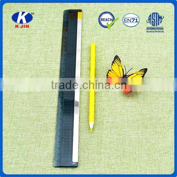 New products actual size 30cm blue ps ruler for kids school and office supplies