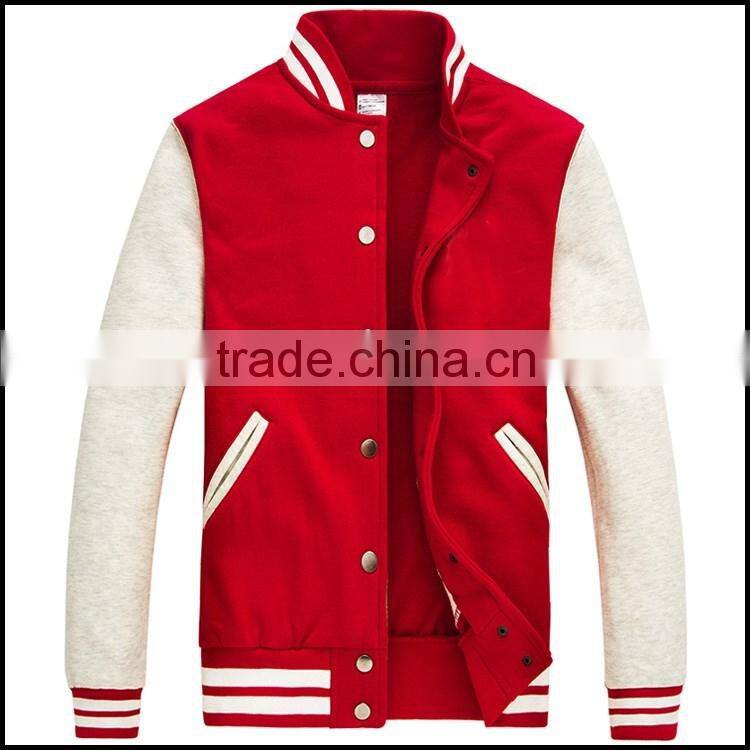 Newest style Men and women pure color sweethearts outfit baseball uniform cardigan add wool fleece jacket