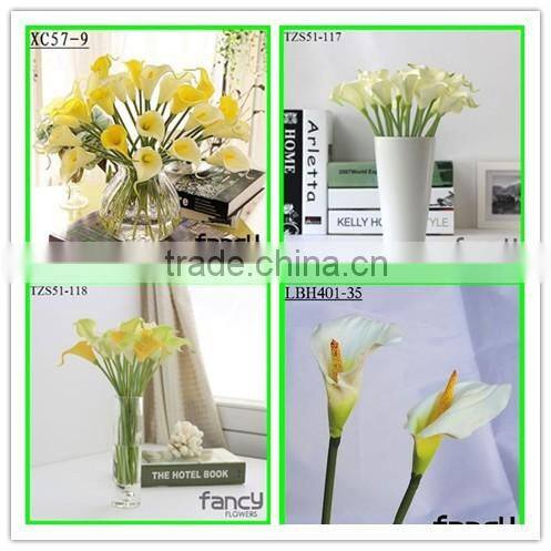 Single head red anthurium flowers, 51cm anthurium artificial flowers for public decoration