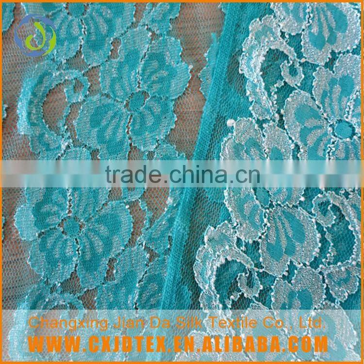 China manufacturer good offer lace fabric olive green