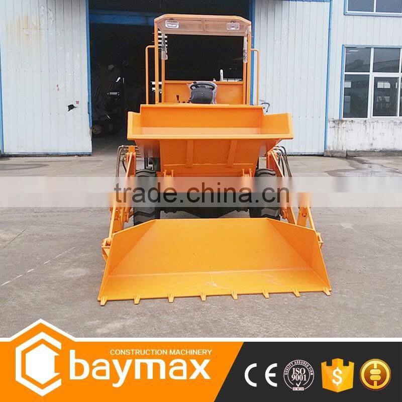 Self-loading mini track dumper truck
