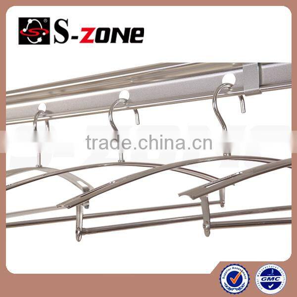 Factory direct aluminium folding hanging clothes drying rack