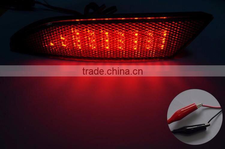 Car Brake Light 12V LED Rear Bumper Reflectors Warning Lamp For Ford Focus 3 Sedan Hatchback 2012 2013 2014