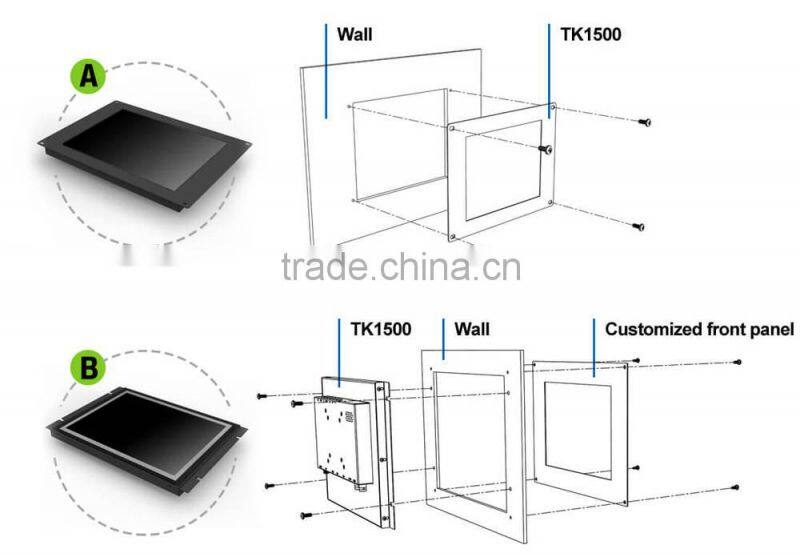 New 15" Industrial Touch Monitor Open frame design