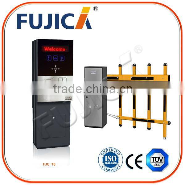 FUJICA car parking system with barrier gate for residents use