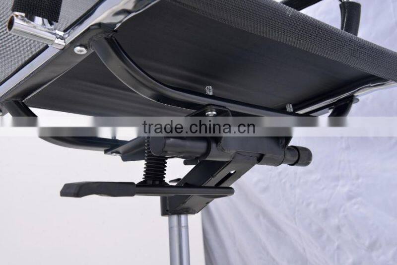 Modern High Back Office Swivel Mesh Chair with Headrest and Adjustable Lumbar Support