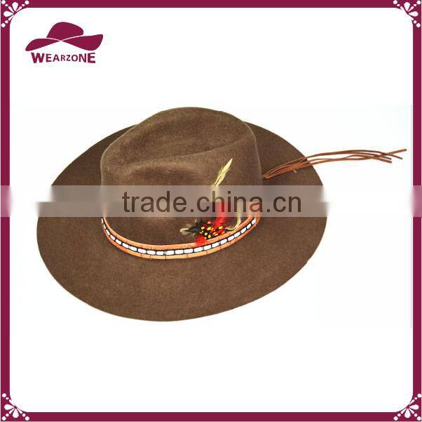 wholesale womens wool felt panama hat with band
