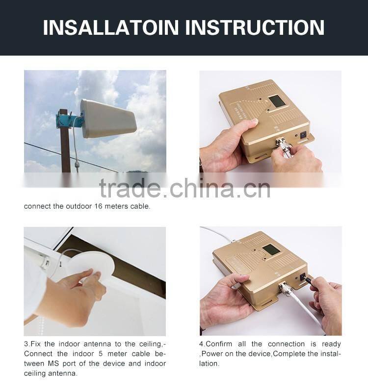SUPER large coverage dual band 1800/2100 2g 3g signal repeater