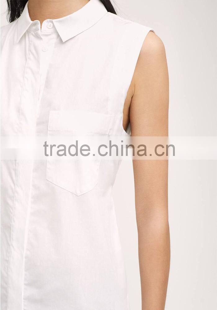 Ladies tops images sleeveless buttondown india wholesale cotton tunic
