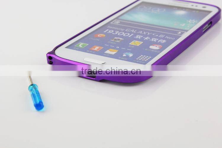 New Accessories For Samsung Galaxy S3 Metal Cover Bumper Case Made In China