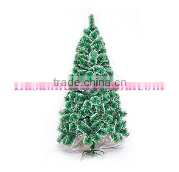 2015 winter metal frame PE/PET/PVC Snowflake Christmas tree
