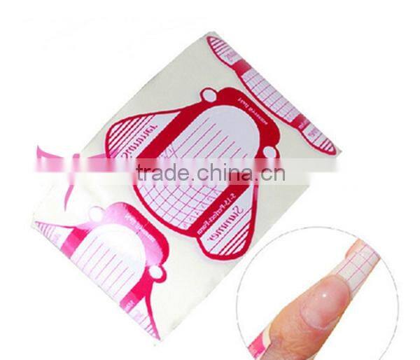 Nail Art Gel Extention c curve nail form,C Curve Nail Form for acrylic gel,for beauty nail paper