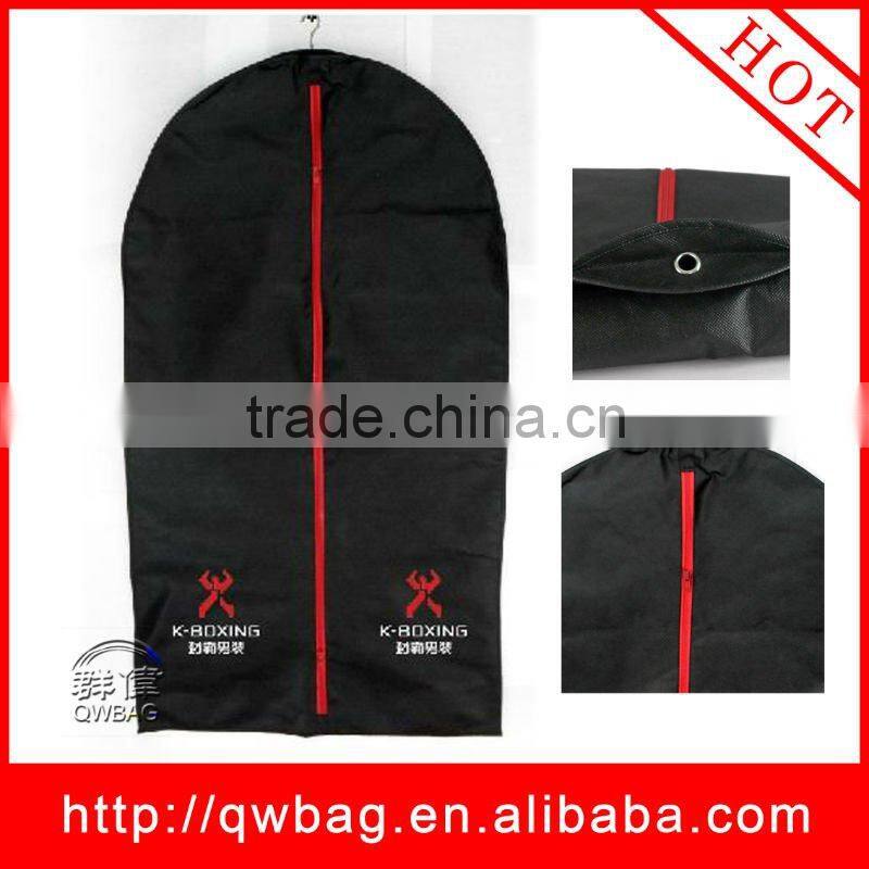 Customized pp nonwoven fabric foldable garment suit cover bag