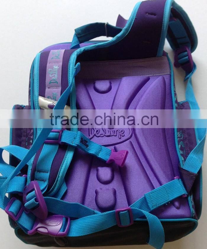 3D owl print school backpack girls beautiful school bags for kids