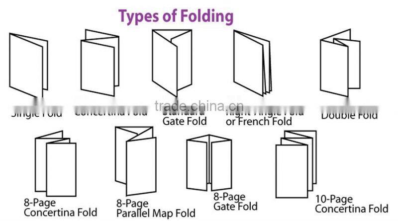 Full color flyer, leaflet, folding printing in China