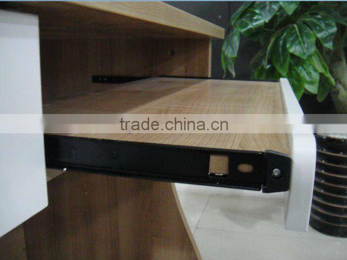 pretty light cherry wooden reception table