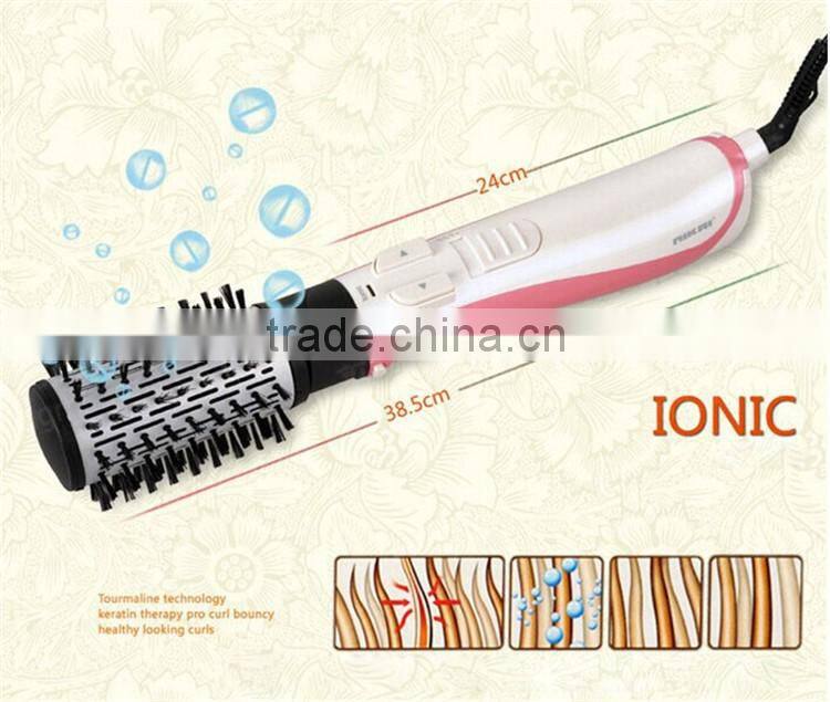NIKAI newest professional hair brush hair dryer rotating hair styler
