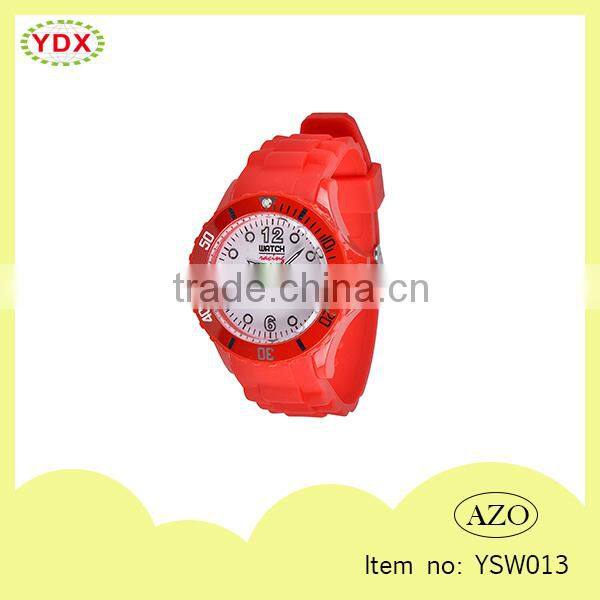 2015 New design promotion colorful silicone unisex watch