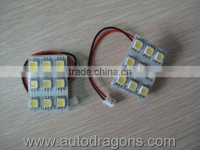 1.5W SMD LED panel light,connector T10, BA9S, flexible festoon