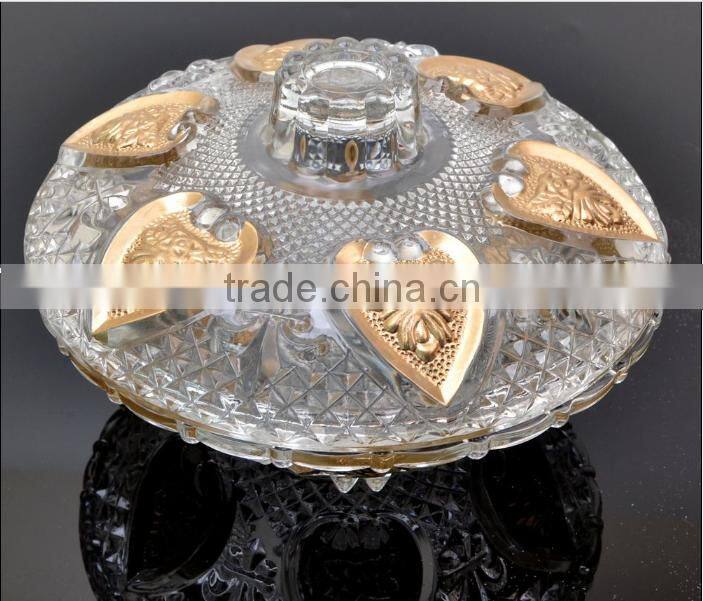 Wholesale Glass Dessert Bowls Wholesale Glass Candy Jar with Lid