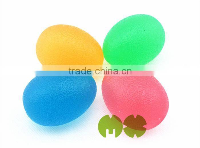 Popular High Quality Oval Shape Health Hand Silicone Gym Ball